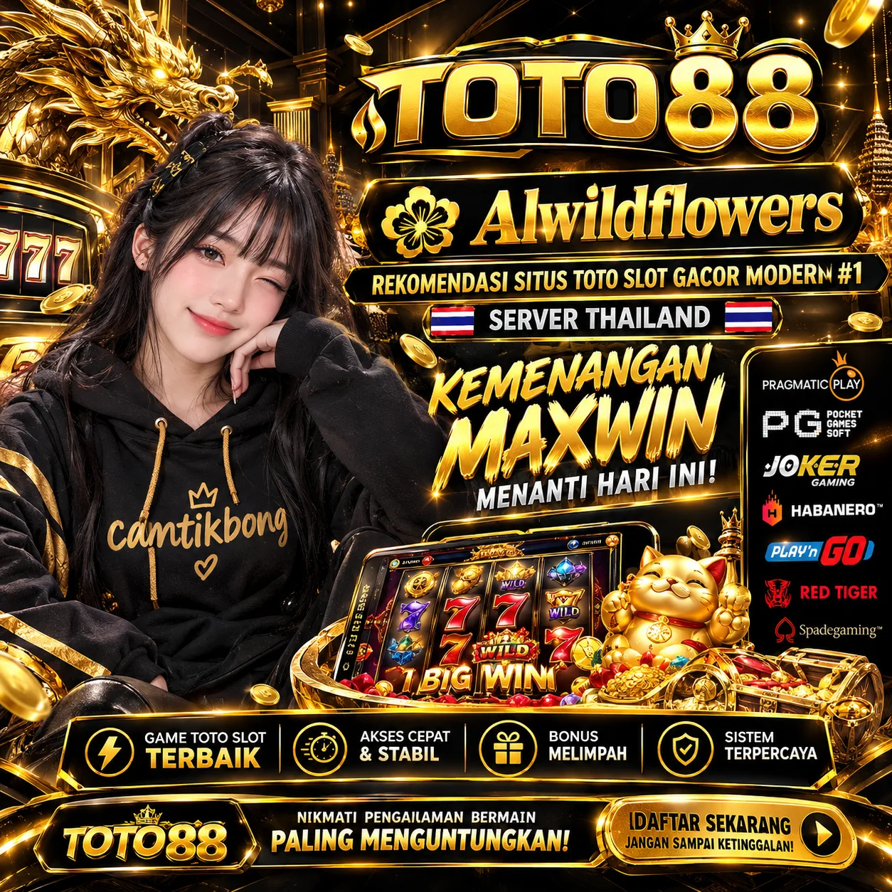 TOTO88 ♨️ Alwildflowers Rekomendasi Situs Toto Slot Gacor Modern #1 Server Thailand Kemenangan Maxwin Menanti Hari Ini!