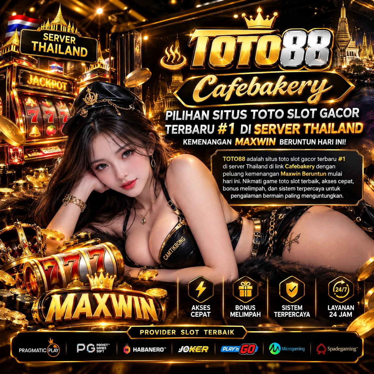 TOTO88 ♨️ Cafebakery Pilihan Situs Toto Slot Gacor Terbaru #1 di Server Thailand Kemenangan Maxwin Beruntun Hari Ini!
