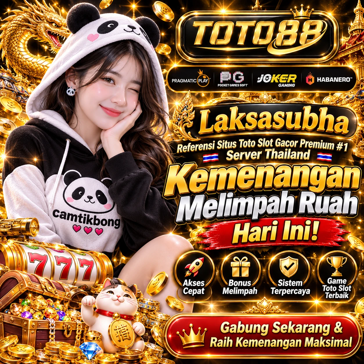 TOTO88 ♨️ Laksasubha Referensi Situs Toto Slot Gacor Premium #1 Server Thailand Kemenangan Melimpah Ruah Hari Ini!